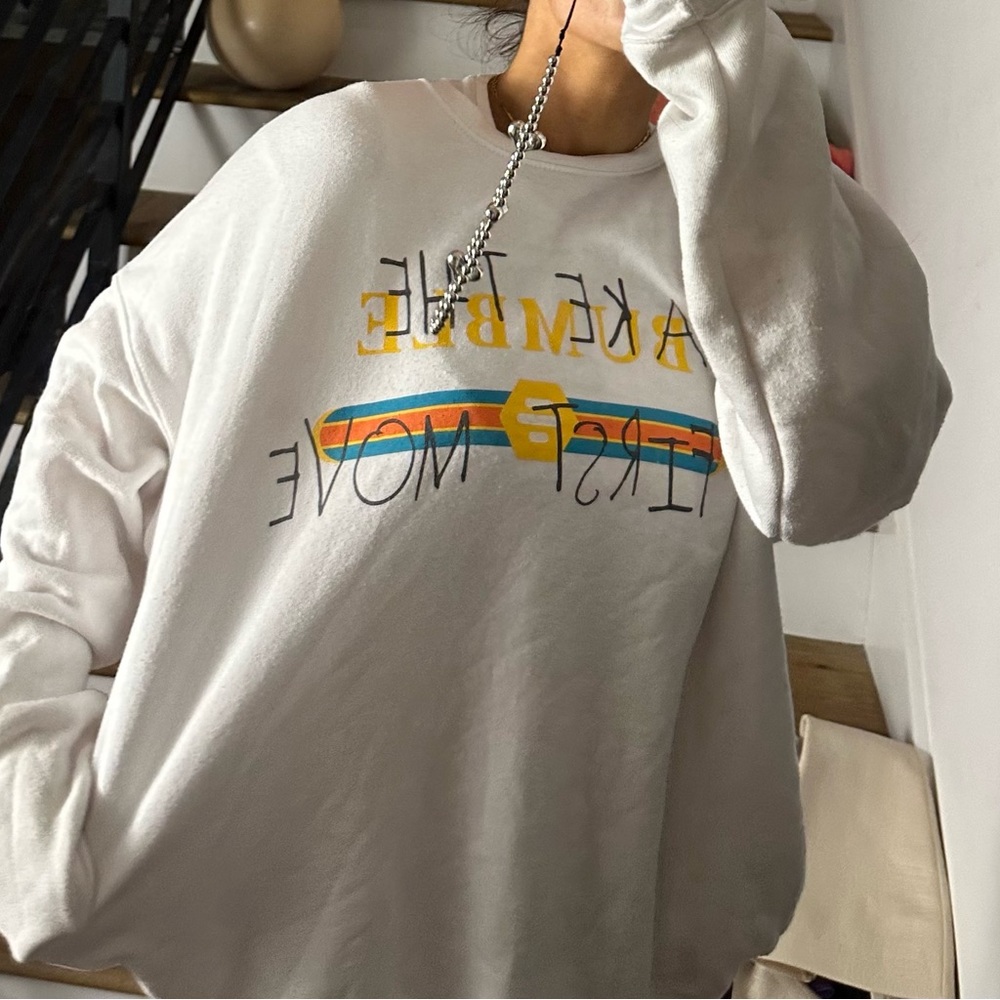 Bumble Merch Limited Edition 2017 Gucci Graphic Make the First Move Sweatshirt